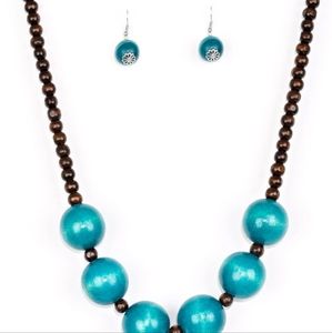 Necklace with earrings